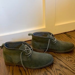 Cole Haan Olive Suede Waterproof Chukkas 10.5